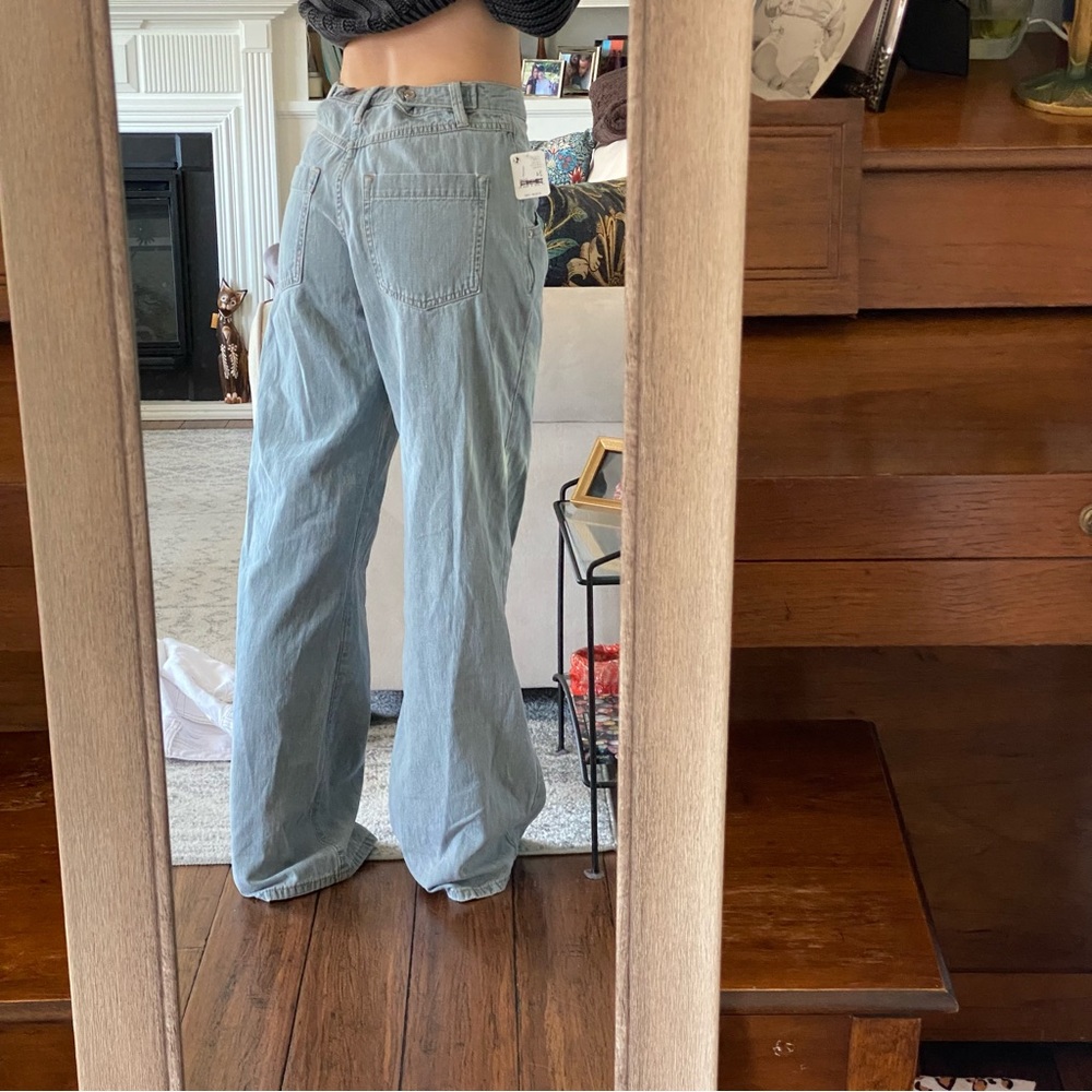 free people blue low rise jeans 24 - Picture 2 of 5